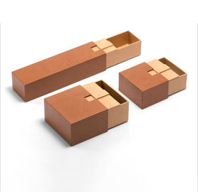 Ręcznie wykonane luksusowe kartonowe pudełko Kraft na kosmetyki / perfumy