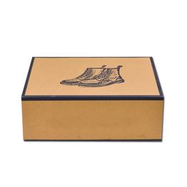 Niestandardowe drukowanie Składane faliste pudełka na buty Prostokątny kształt o długiej żywotności
