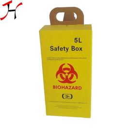 Recyklingowe pudełko medyczne Ostre pudełka Bezpieczne opakowania 58X28X50 Cm Rozmiar pojedynczego opakowania